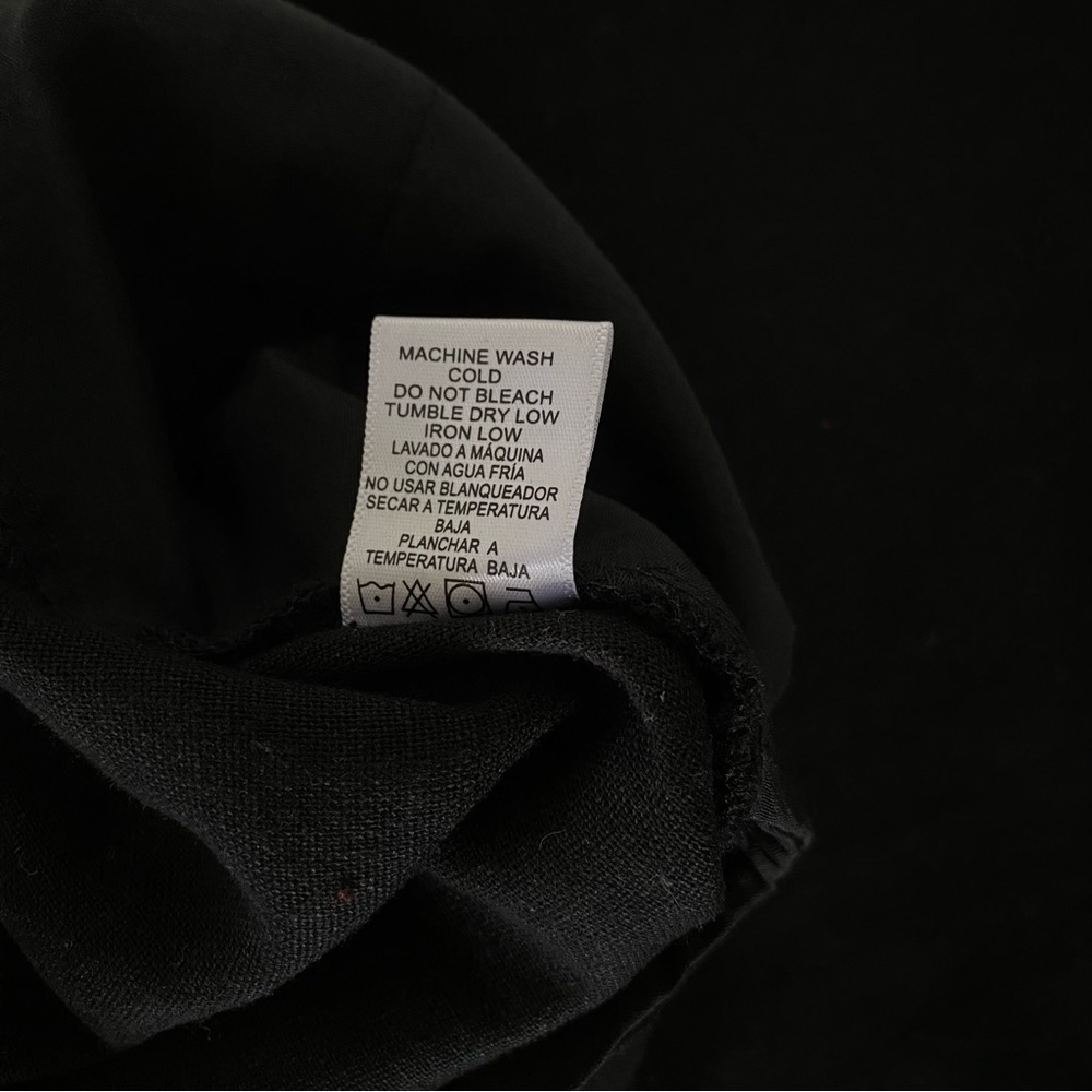 Black Linen Blend Trousers - Picture 9 of 9